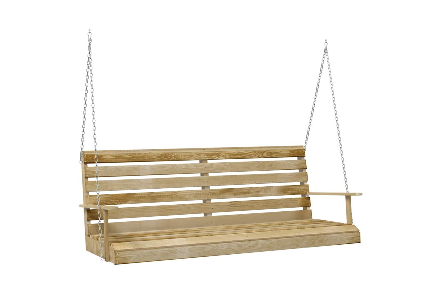vidaXL Swing Bench Impregnated Pinewood 155x65x60cm