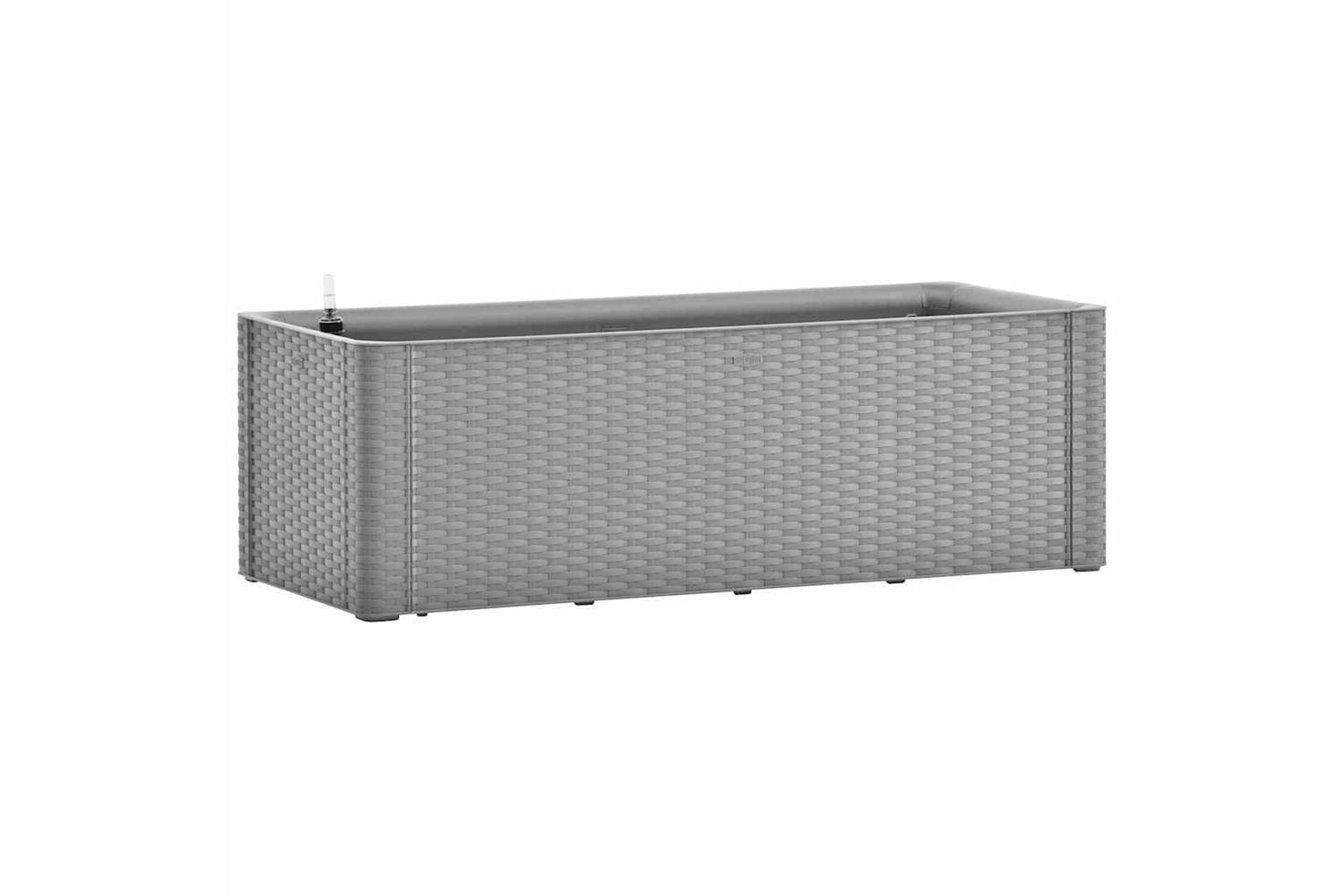 vidaXL 317576 Garden Raised Bed With Self Watering System Grey 100x43x33cm