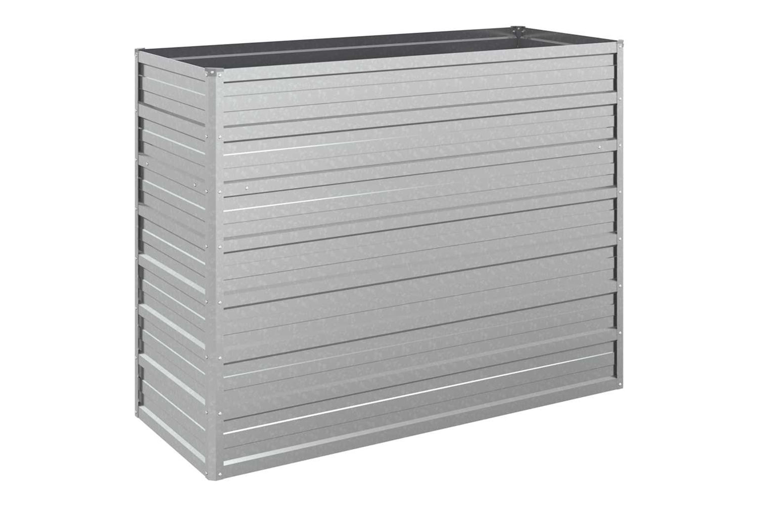 Vidaxl Garden Raised Bed 100x40x77 Cm Galvanized Steel Silver