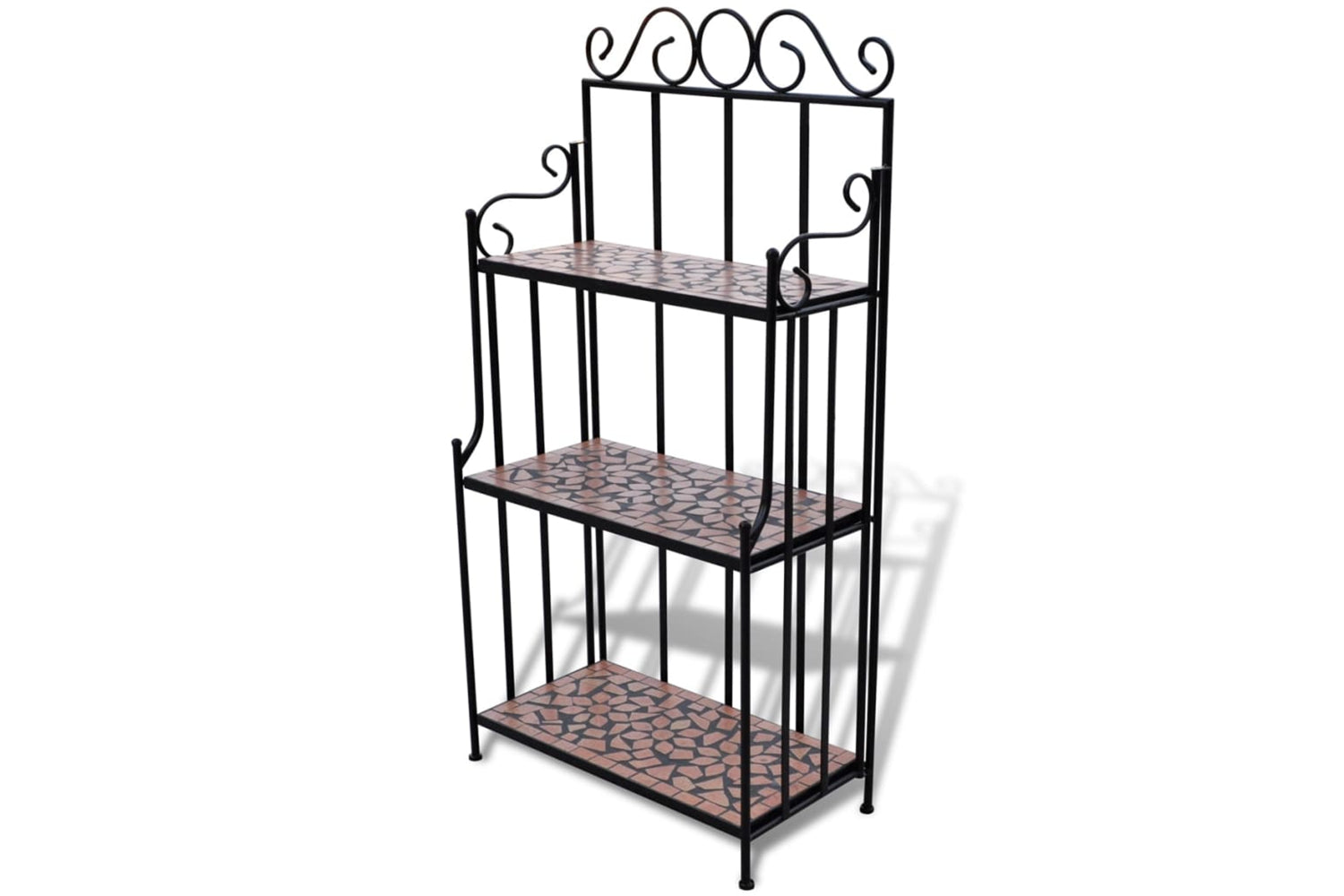 Vidaxl 41131 Plant Stand Plant Display Terracotta Colour Mosaic Pattern
