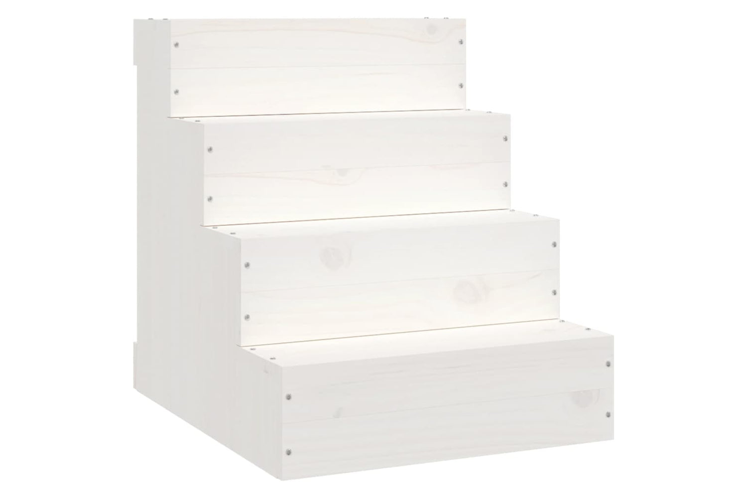 vidaXL 822467 Pet Stair White 40x49x47cm Solid Wood Pine