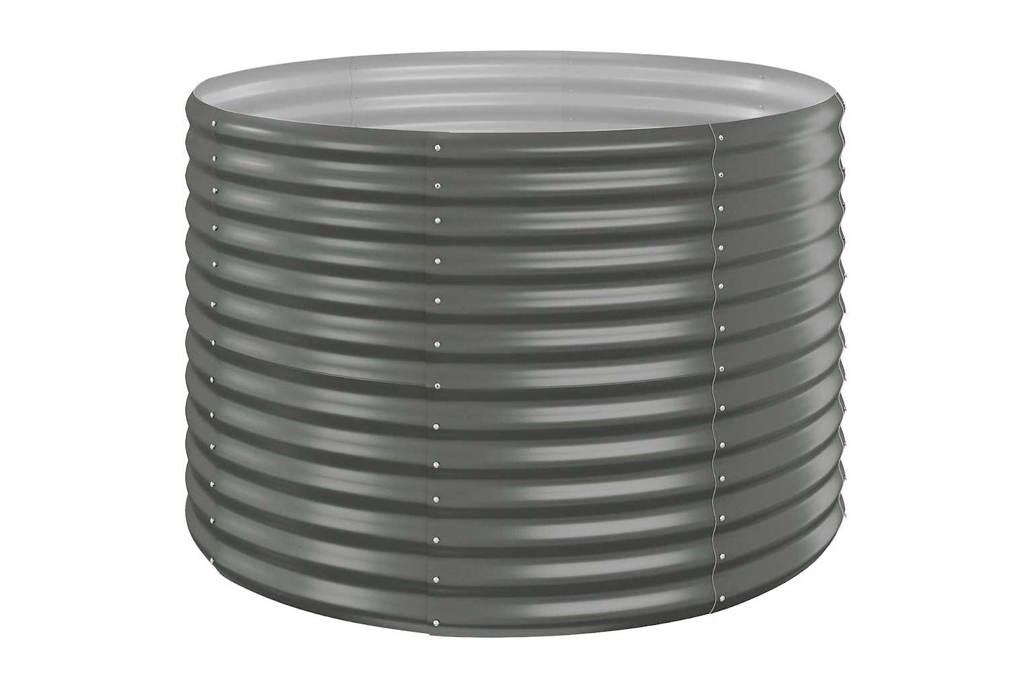 vidaXL 319054 Garden Raised Bed Powder-coated Steel 100x100x68cm Grey