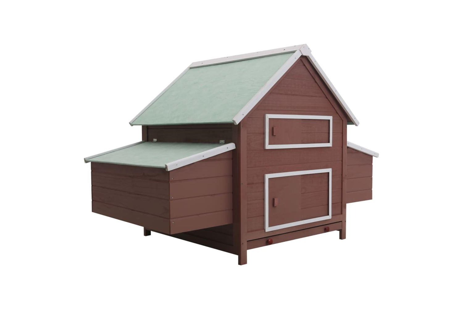 vidaXL 170856 Chicken Coop Brown 157x97x110cm Wood