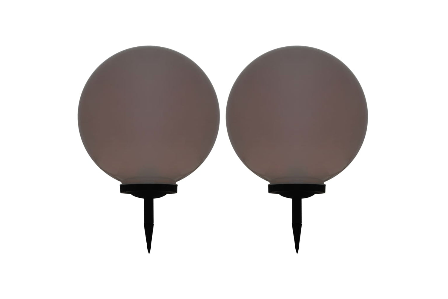 vidaXL 277129 Outdoor Solar Lamps 2 Pcs Led Spherical 50cm Rgb