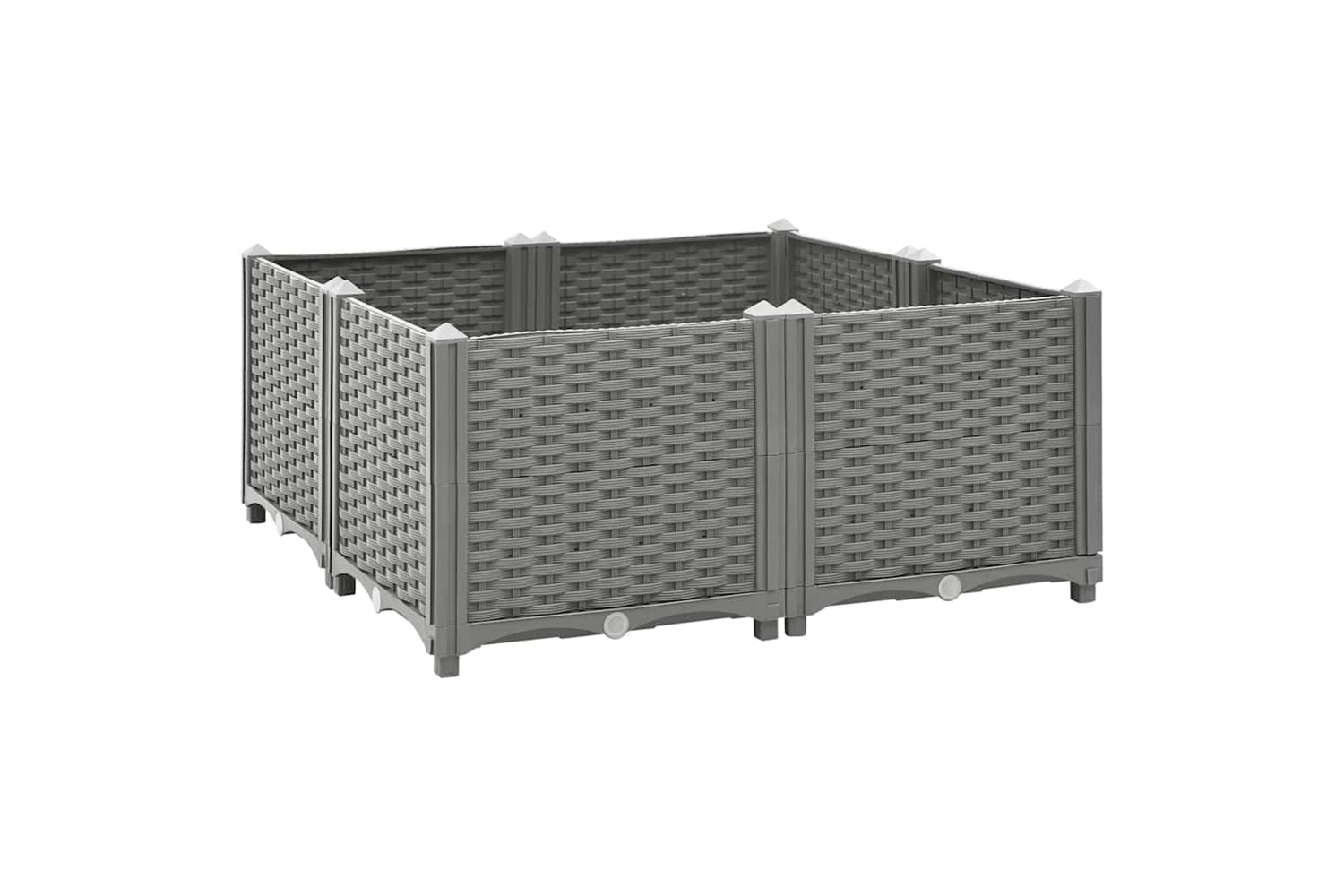 vidaXL Raised Bed 80x80x38cm Polypropylene