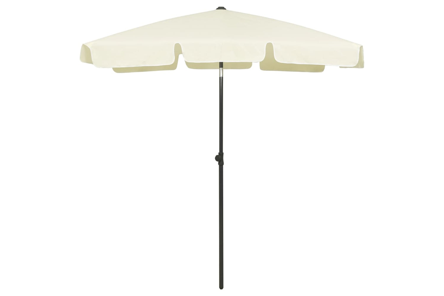 vidaXL 314719 Beach Umbrella Sand Yellow 180x120cm
