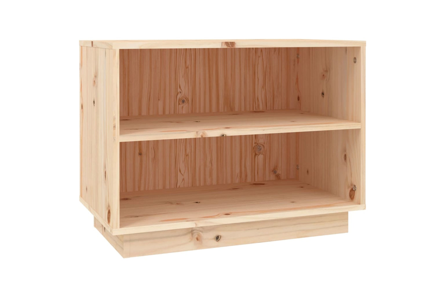 vidaXL 813545 Shoe Cabinet 60x34x45cm Solid Wood Pine