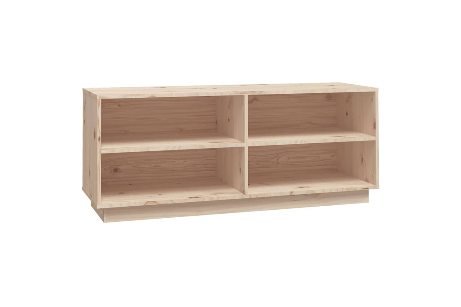 vidaXL 813540 Shoe Cabinet 110x34x45cm Solid Wood Pine