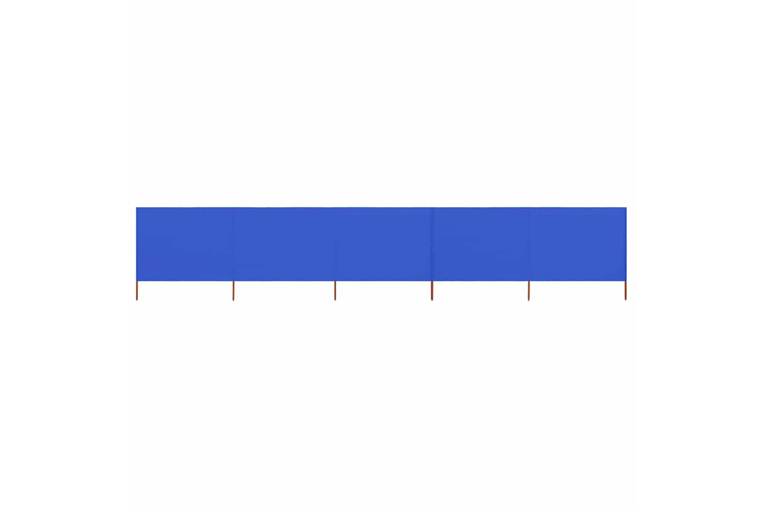 vidaXL 47165 5-panel Wind Screen Fabric 600x120cm Azure Blue