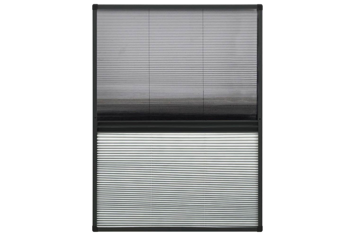 vidaXL 148684 Plisse Insect Screen For Windows Aluminium 80x120cm With Shade