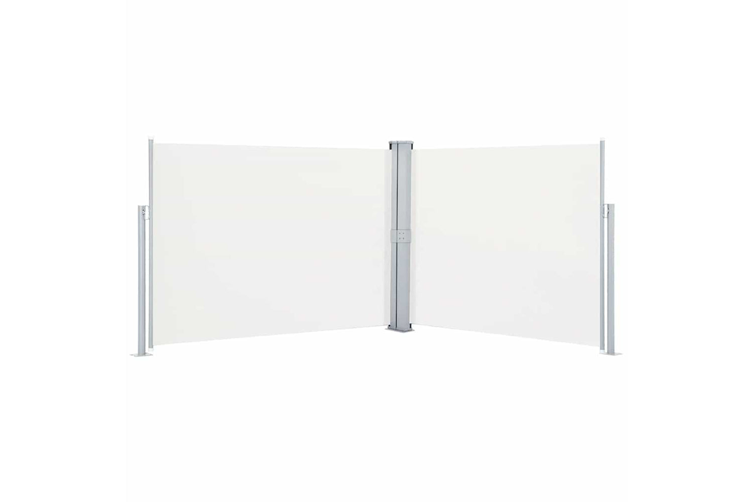 vidaXL 48485 Retractable Side Awning Cream 140x1000cm