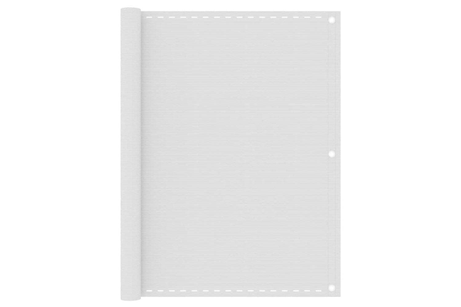 vidaXL 310870 Balcony Screen White 120x500cm Hdpe