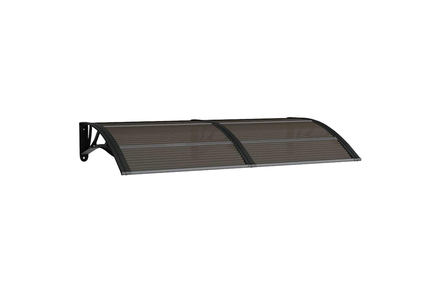 vidaXL 153582 Door Canopy Black 150x80cm Polycarbonate