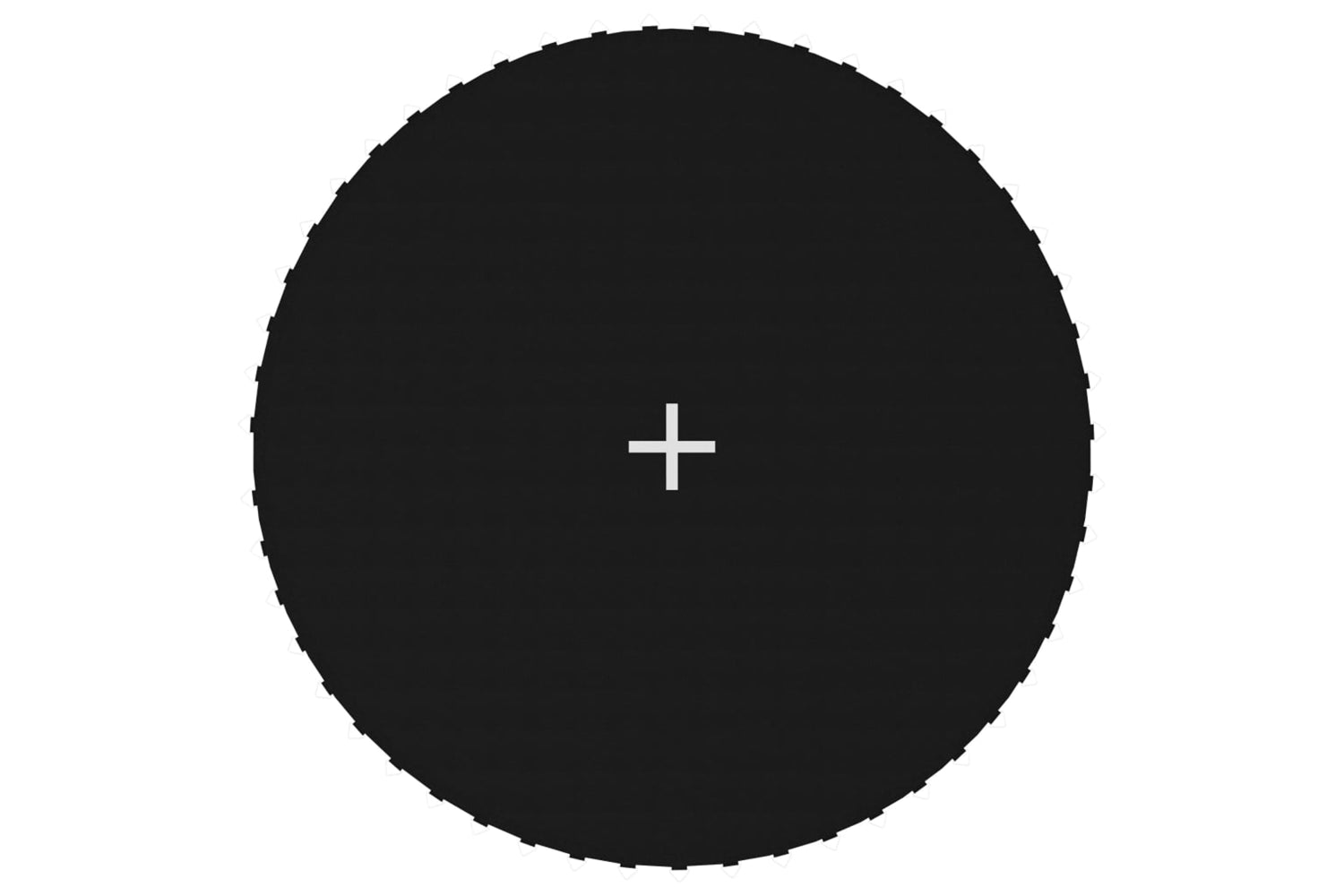 vidaXL 92403 Jumping Mat Fabric Black For 10 Feet/3.05 M Round Trampoline