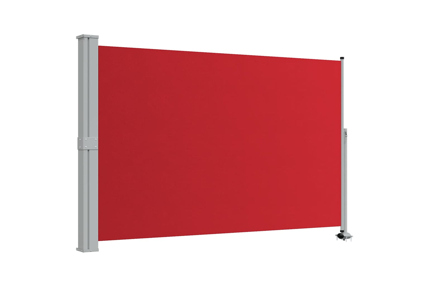 vidaXL Patio Retractable Side Awning 160x300cm Red