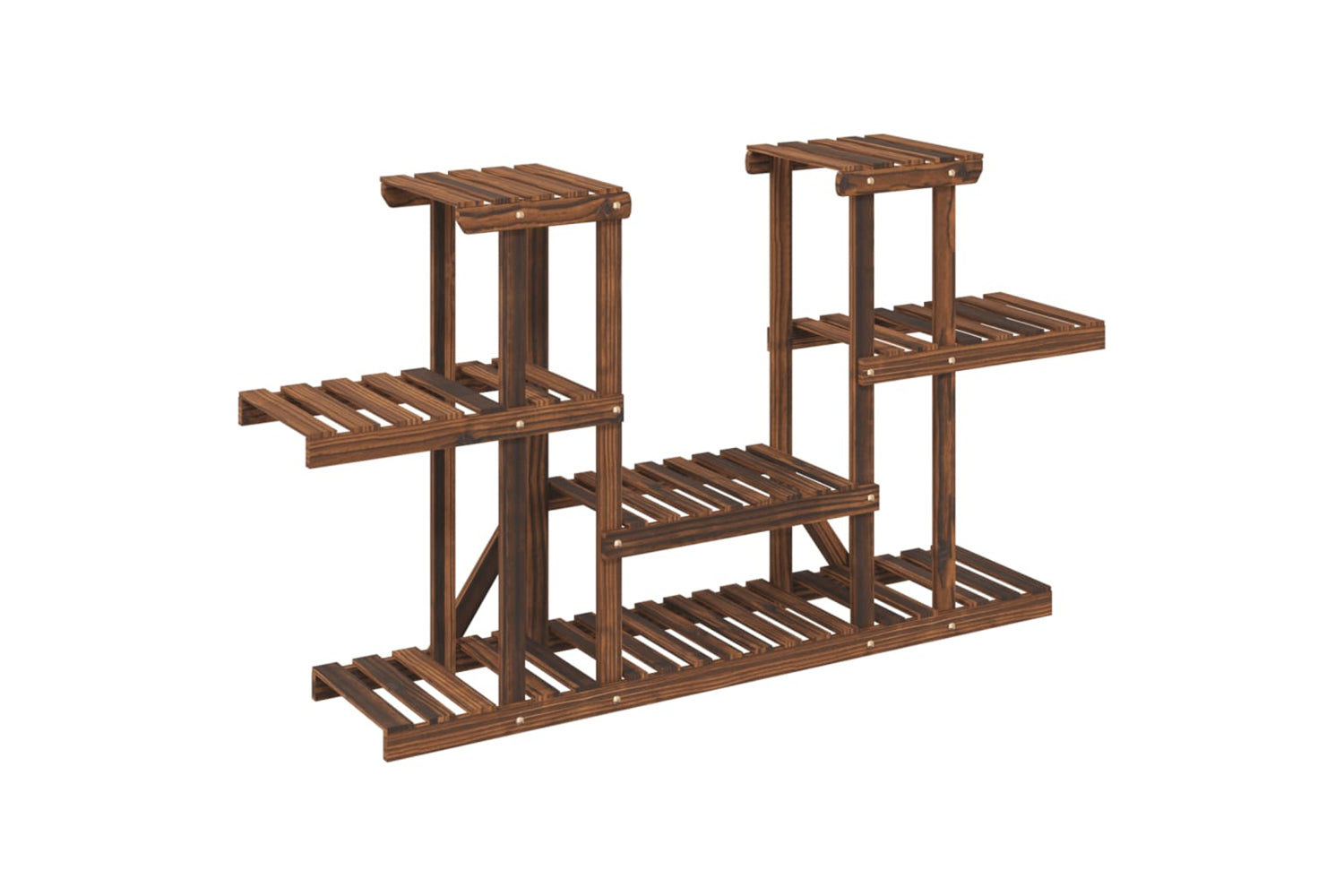 vidaXL 362853 Flower Stand 110x25x73cm Solid Wood Fir