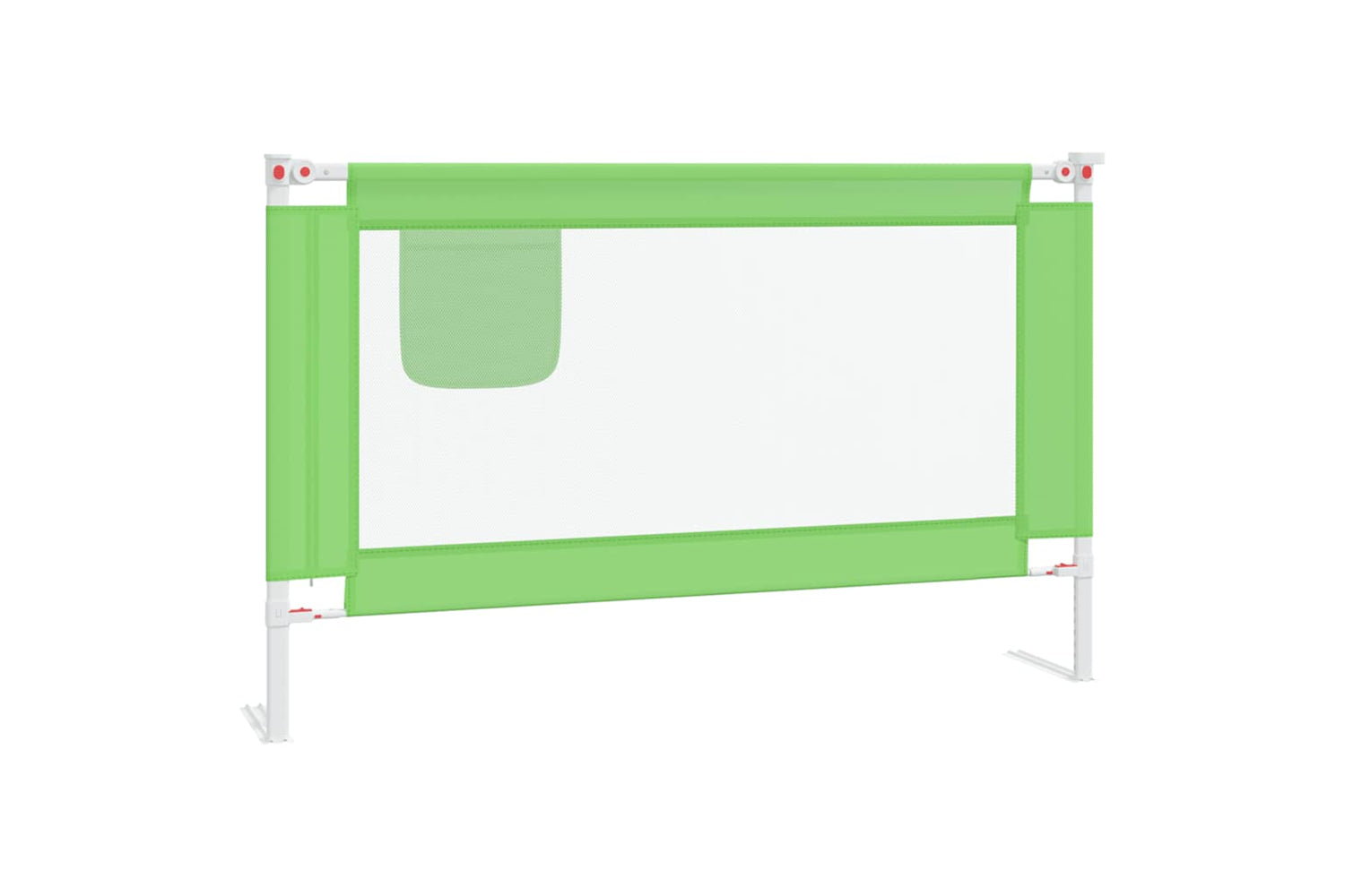 Vidaxl Toddler Safety Bed Rail Green 120x25 Cm Fabric