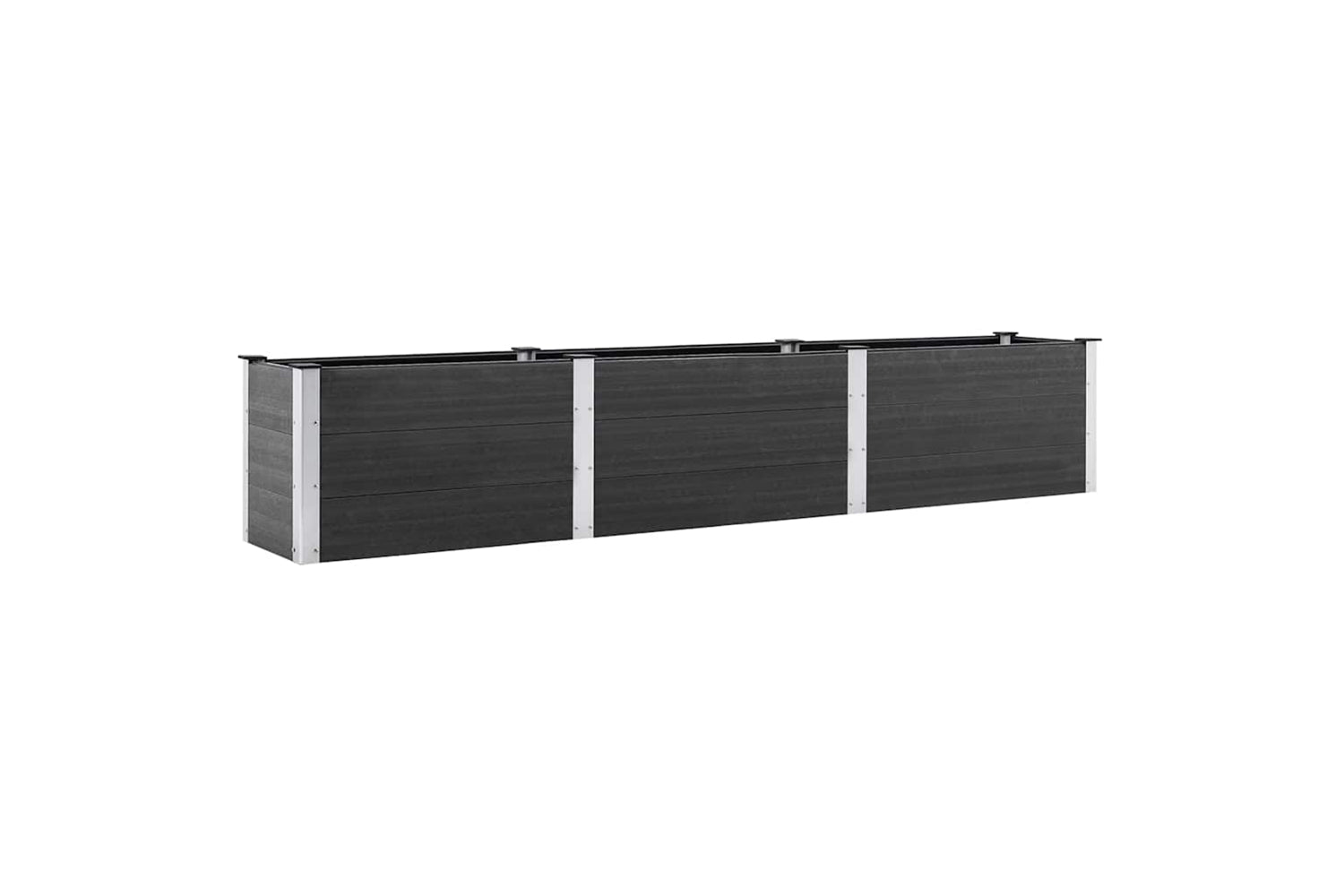 vidaXL 318099 Garden Raised Bed 300x50x54cm Wpc Grey