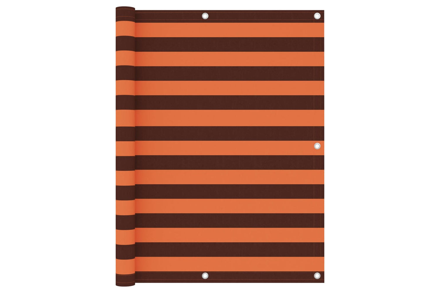 vidaXL 134932 Balcony Screen Orange And Brown 120x300cm Oxford Fabric