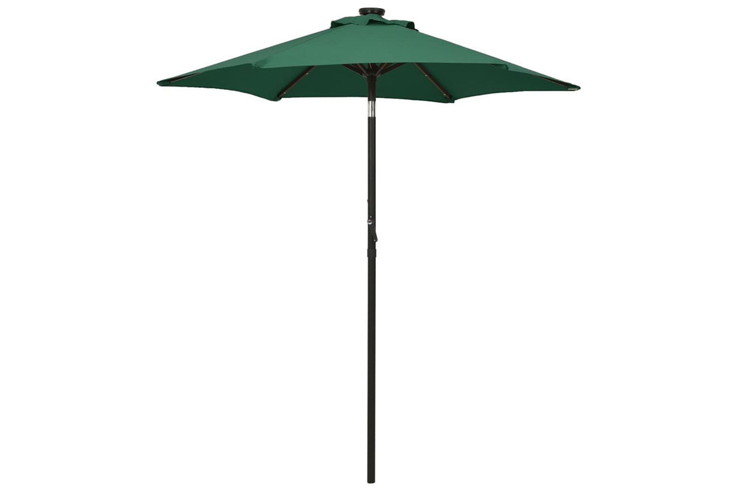 Vidaxl 313558 Parasol With Led Lights Green 200x211 Cm Aluminium