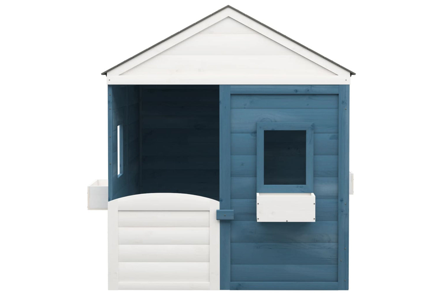 Vidaxl 93688 Playhouse With Lockable Door And Flower Pots Solid Wood Fir-2