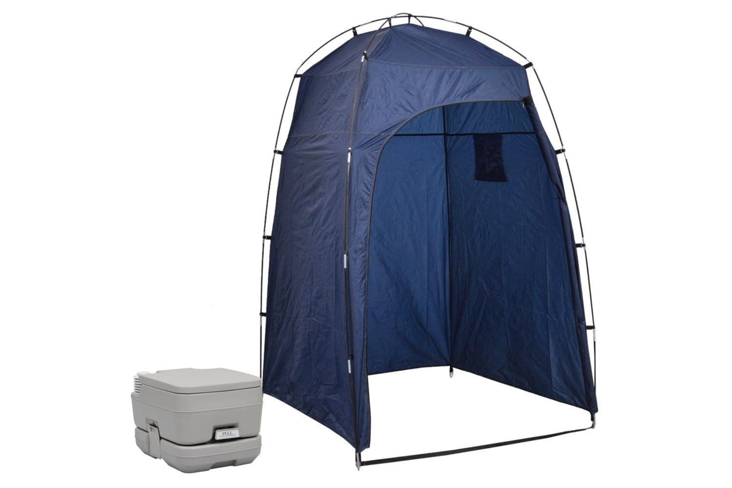 Vidaxl 3081889 Portable Camping Toilet With Tent 10+10 L-2