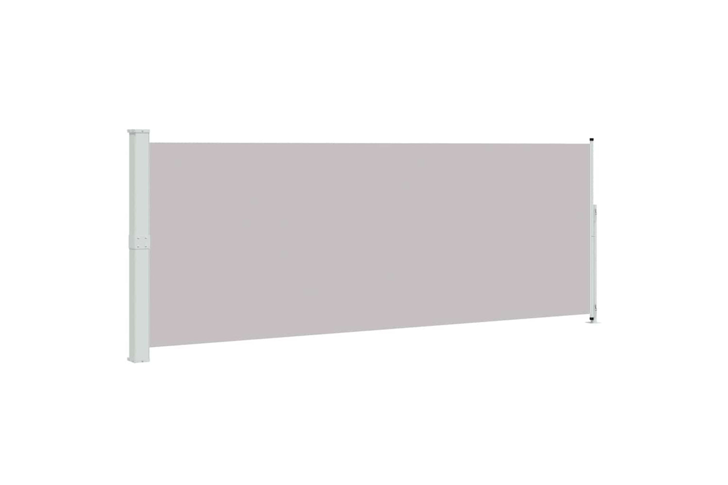 vidaXL 313407 Patio Retractable Side Awning 180x500cm Grey
