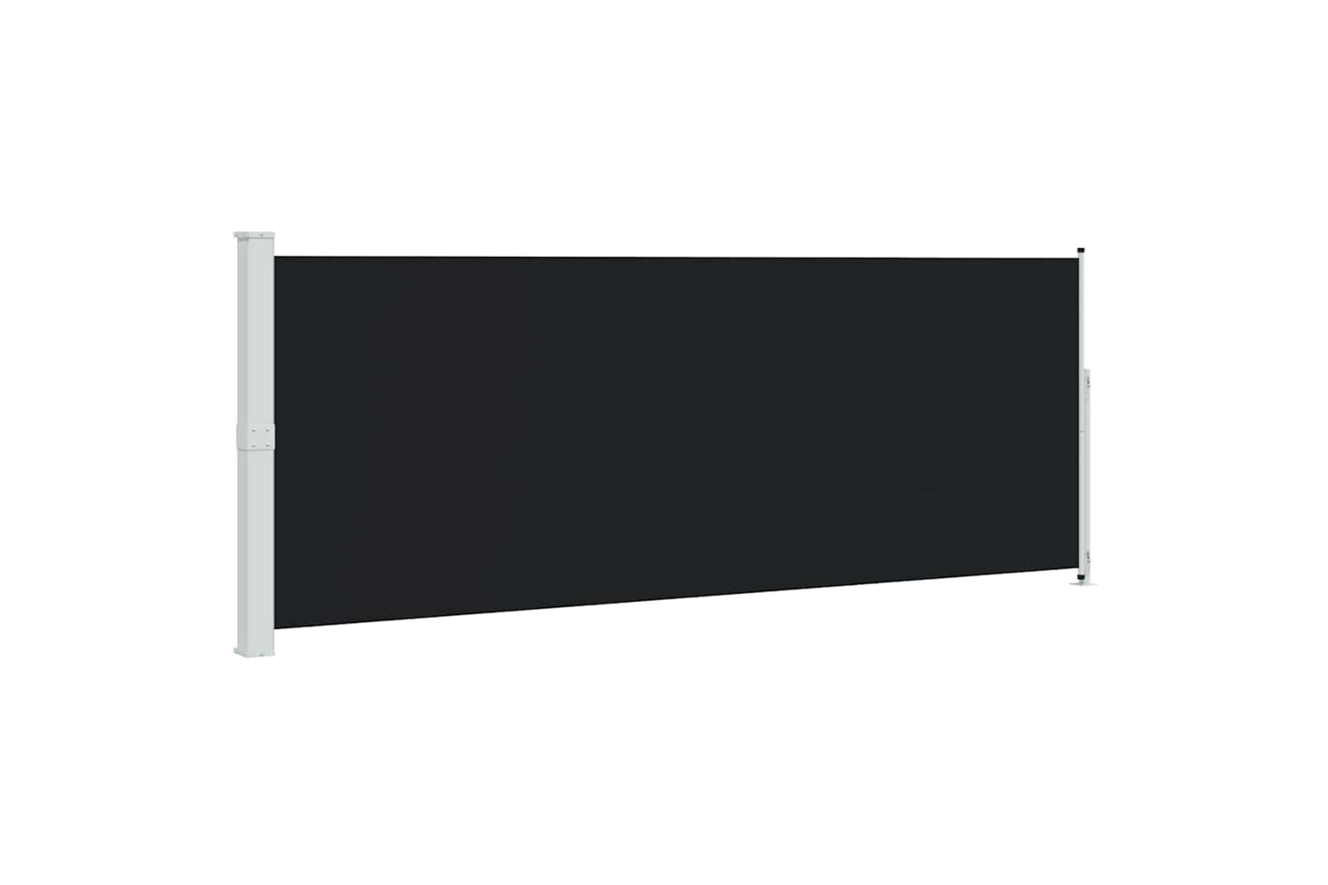 vidaXL 313405 Patio Retractable Side Awning 180x500cm Black
