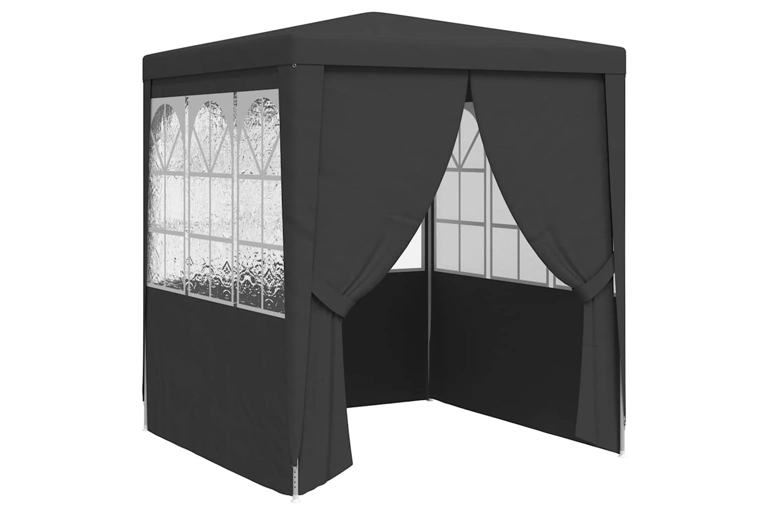 Vidaxl 48531 Professional Party Tent With Side Walls 2x2 M Anthracite 90 G/m?