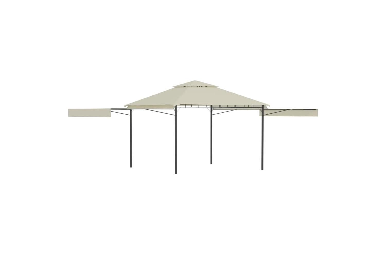 Vidaxl 48003 Gazebo With Double Extended Roofs 3x3x2.75 M Cream 180 G/mâ²