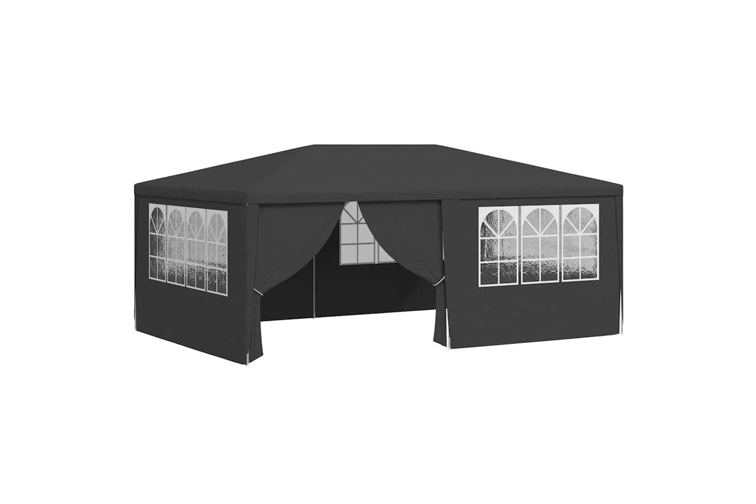 Vidaxl 48537 Professional Party Tent With Side Walls 4x6 M Anthracite 90 G/m?
