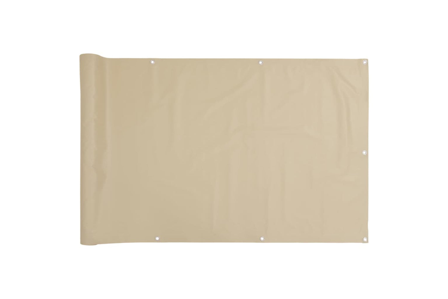 vidaXL 134942 Balcony Screen Beige 90x500cm Oxford Fabric
