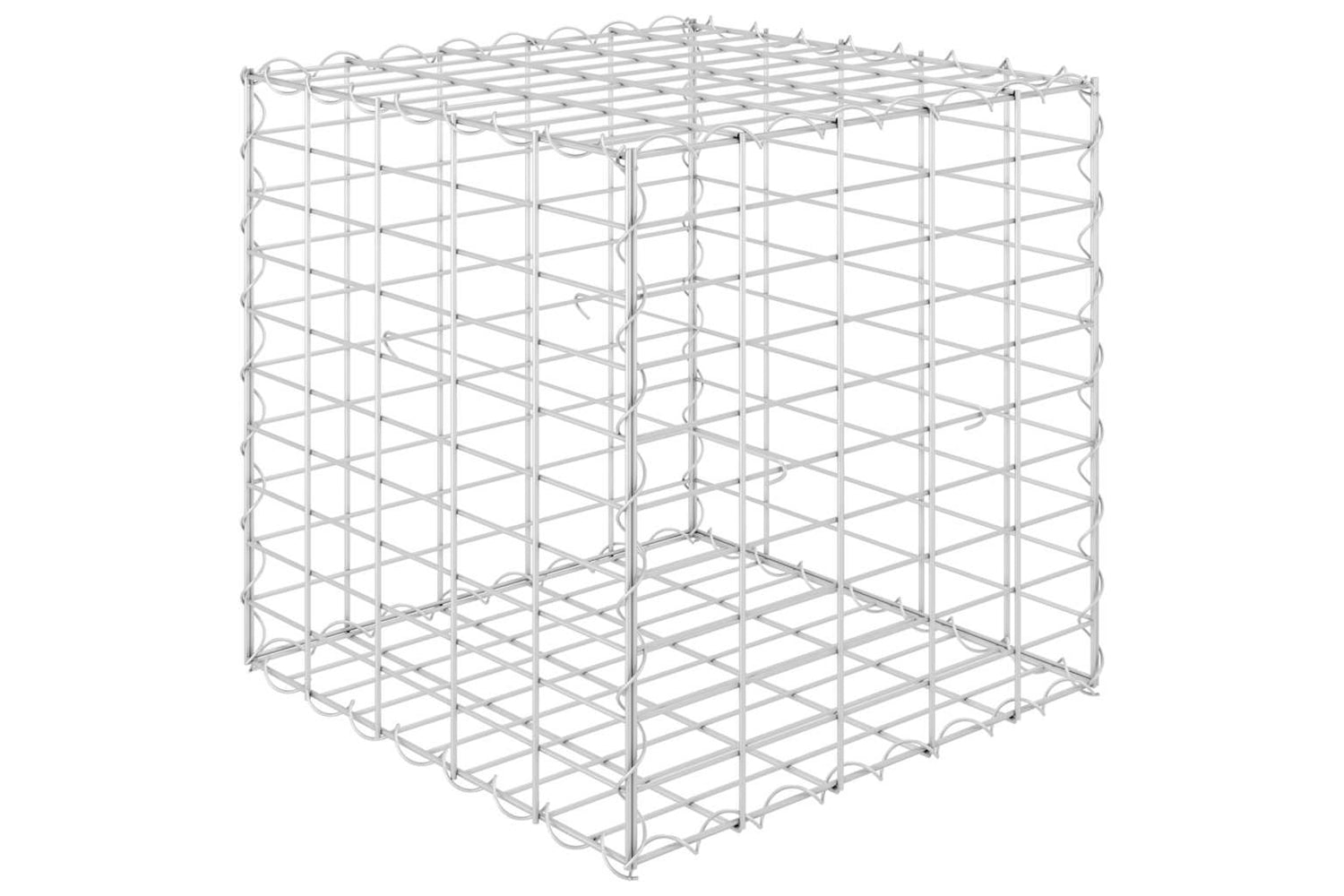 vidaXL 145650 Cube Gabion Raised Bed Steel Wire 50x50x50cm