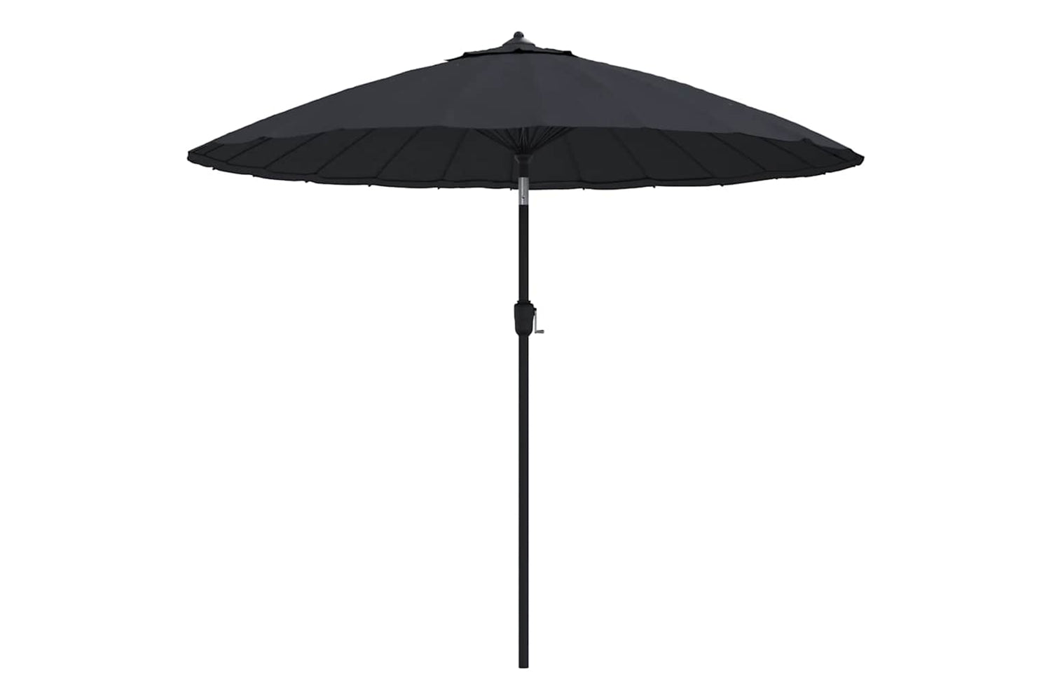 vidaXL 47310 Outdoor Parasol With Aluminium Pole 270cm Black