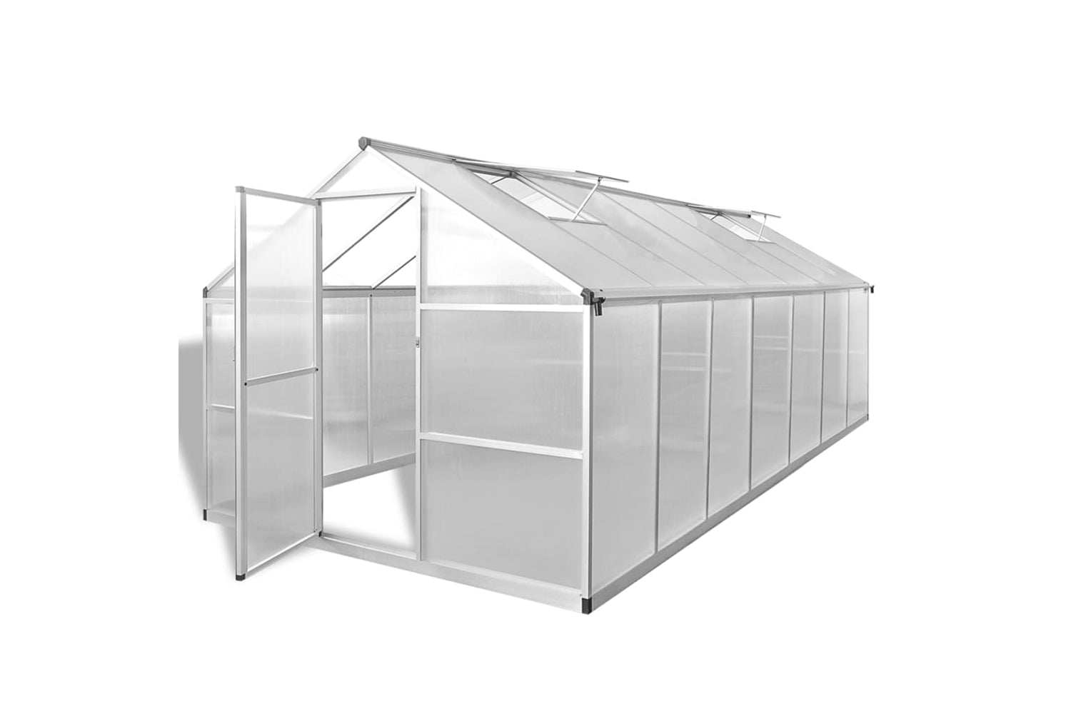 Vidaxl Greenhouse Reinforced Aluminium 10.53 MÂ²