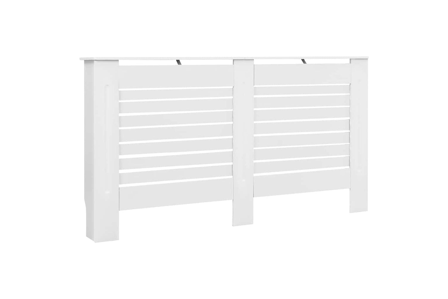 vidaXL Radiator Cover White 152x19x81.5cm Mdf