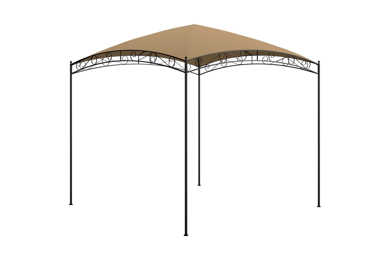 Vidaxl 313907 Gazebo 3x3x2.65 M Taupe 180 G/mâ²