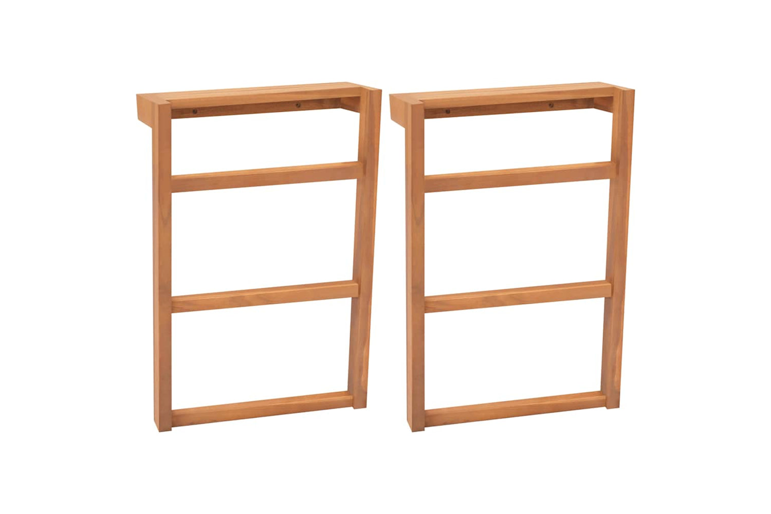 Vidaxl 325278 Towel Racks 2 Pcs Solid Teak Wood