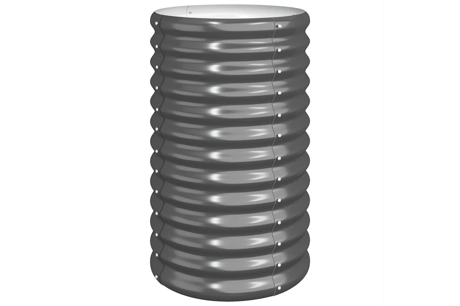 vidaXL 318851 Garden Planter Powder-coated Steel 40x40x68cm Anthracite