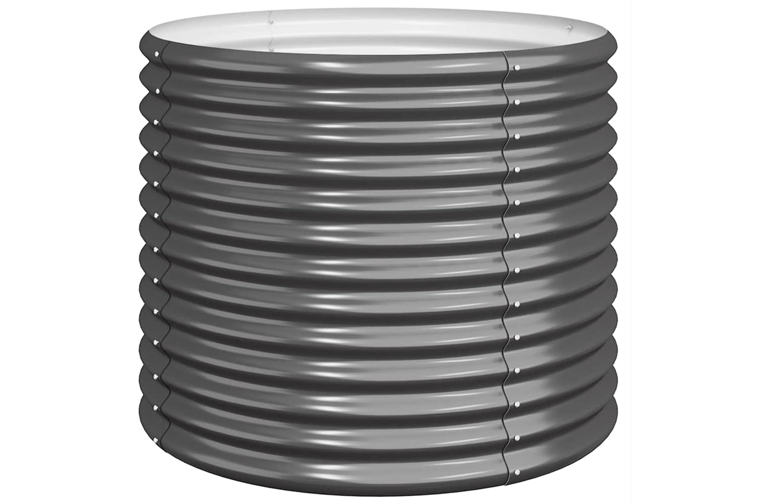 vidaXL 318861 Garden Planter Powder-coated Steel 80x80x68cm Anthracite