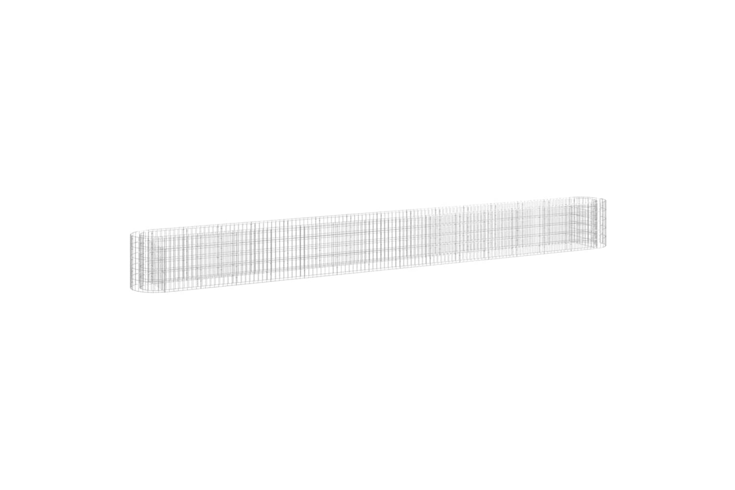 vidaXL 152030 Gabion Raised Bed Galvanised Iron 540x50x50cm