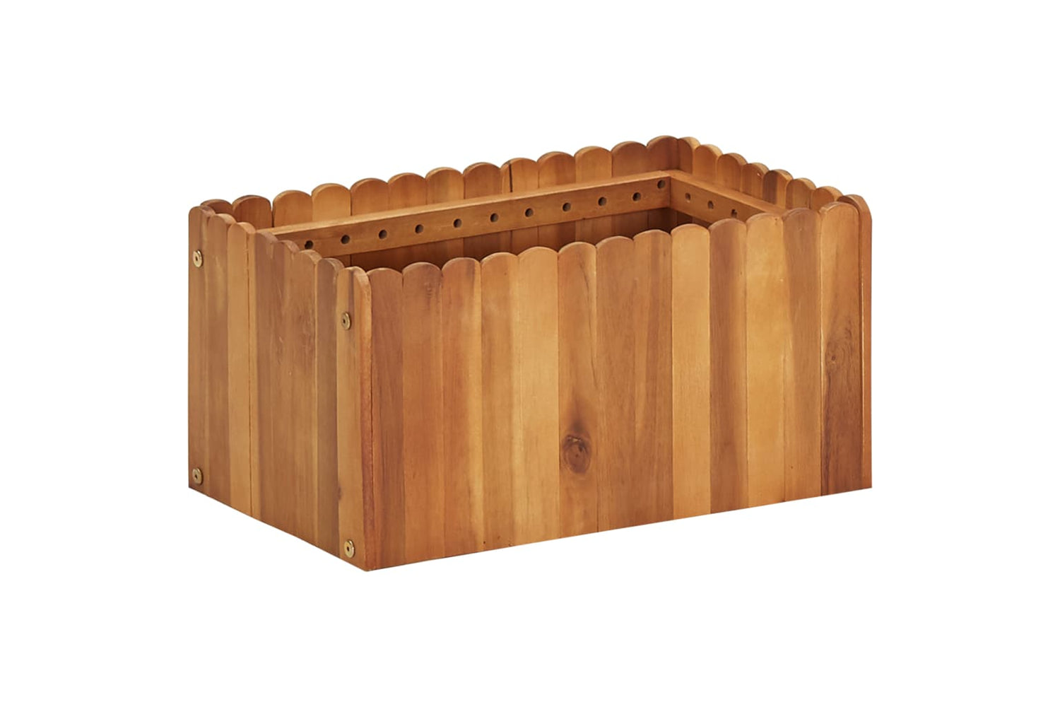vidaXL 45917 Garden Raised Bed 50x30x25cm Solid Acacia Wood