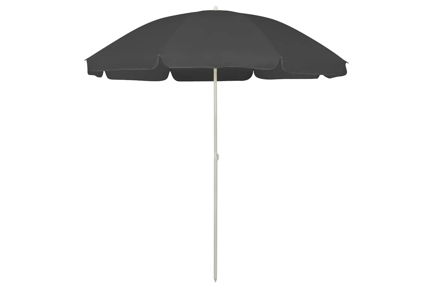vidaXL 314706 Beach Umbrella Anthracite 240cm