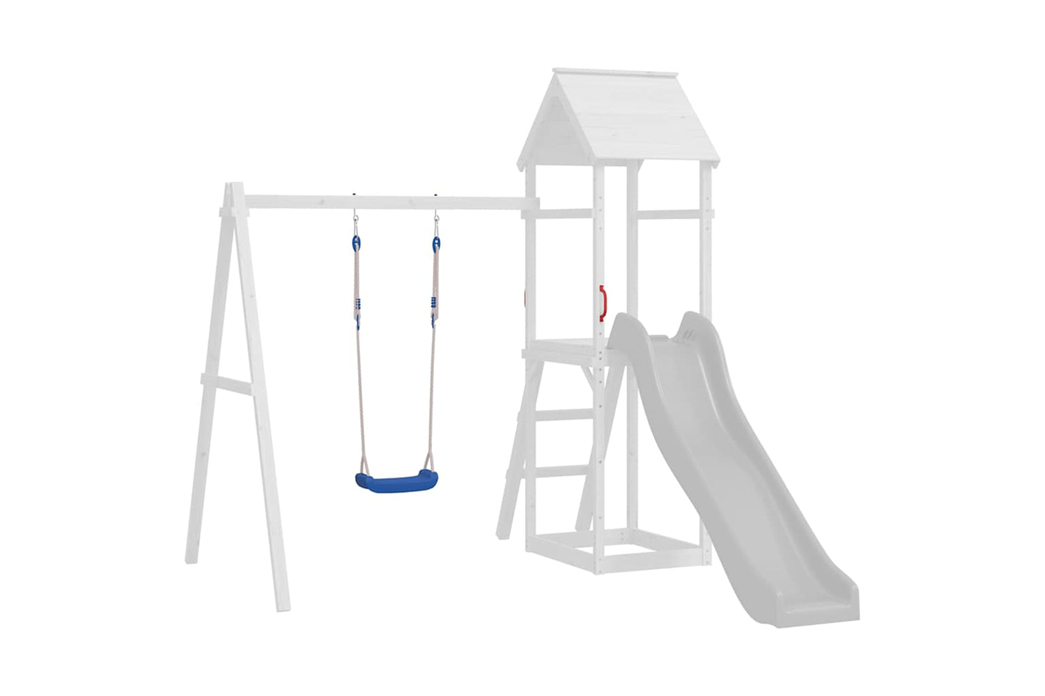 Vidaxl - 91696 Swing Seats With Ropes 2 Pcs Blue 37x15 Cm Polyethene