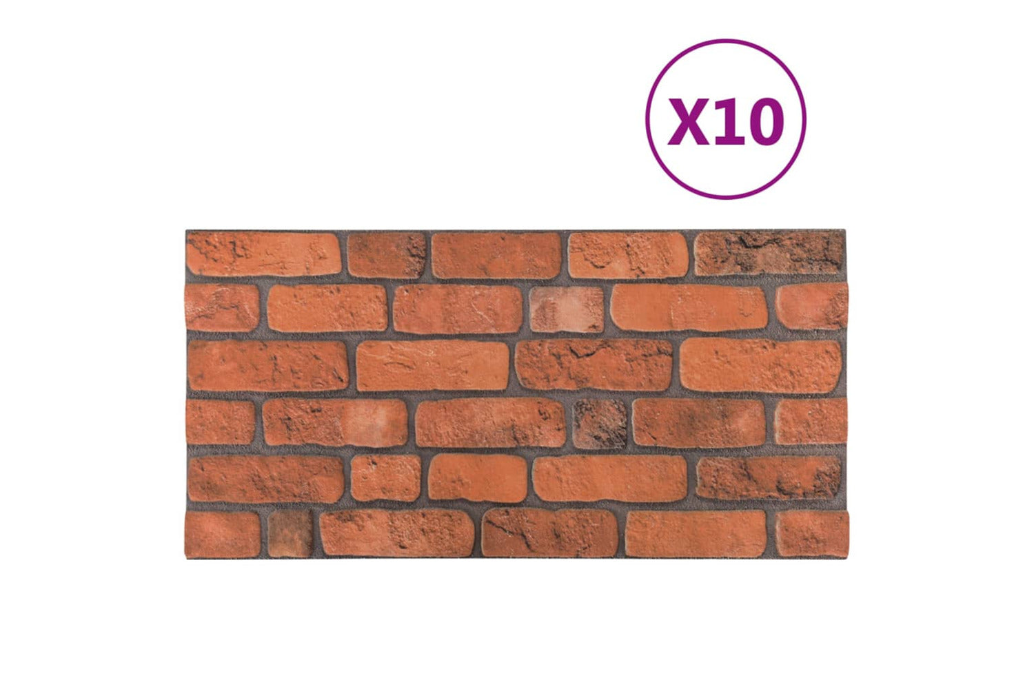 Vidaxl 149580 3d Wall Panels With Terracotta Brick Design 10 Pcs Eps-2