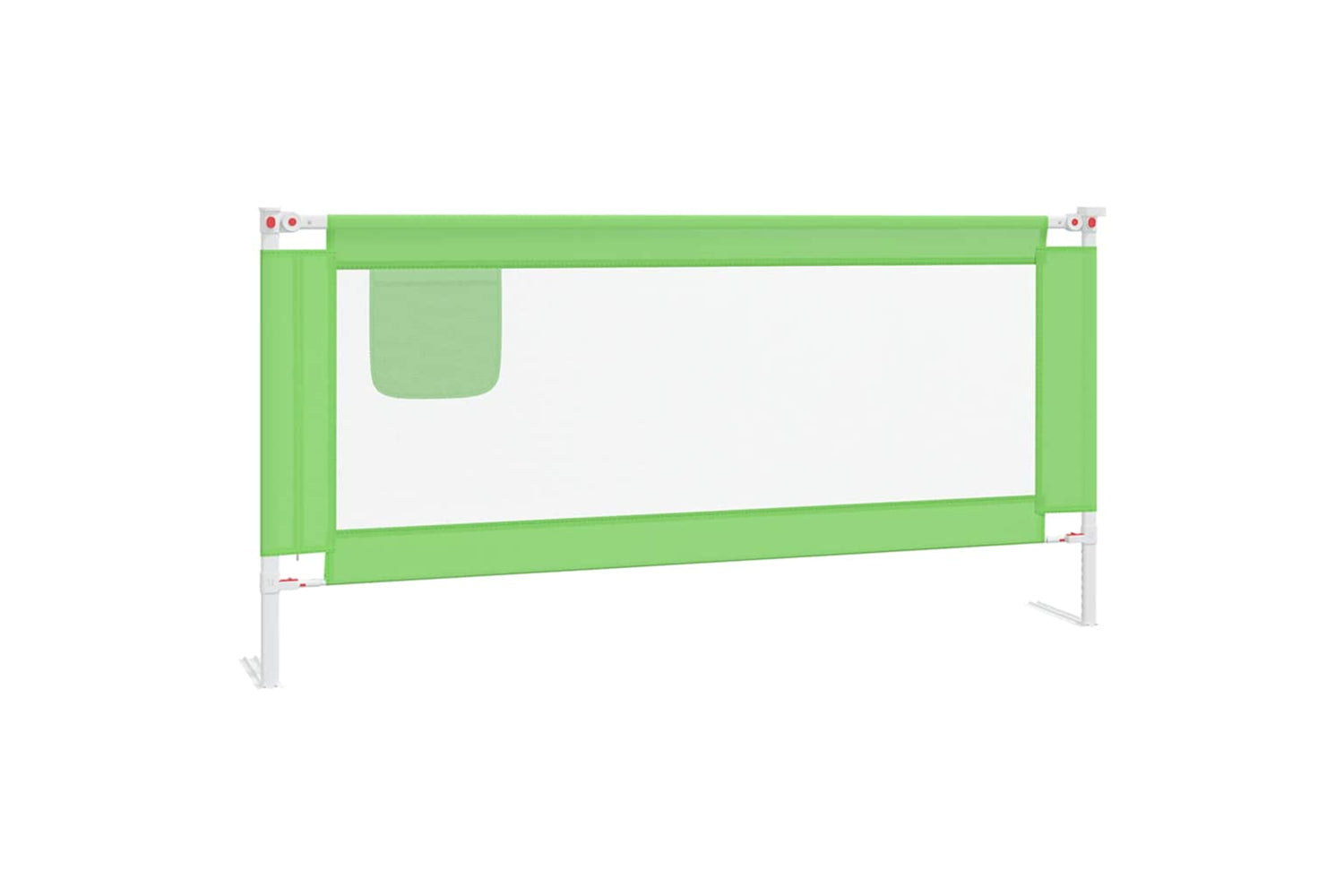 Vidaxl Toddler Safety Bed Rail Green 190x25 Cm Fabric