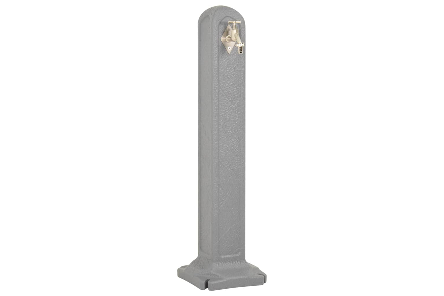 Vidaxl 316183 Garden Tanker With Faucet Light Grey Stone Look