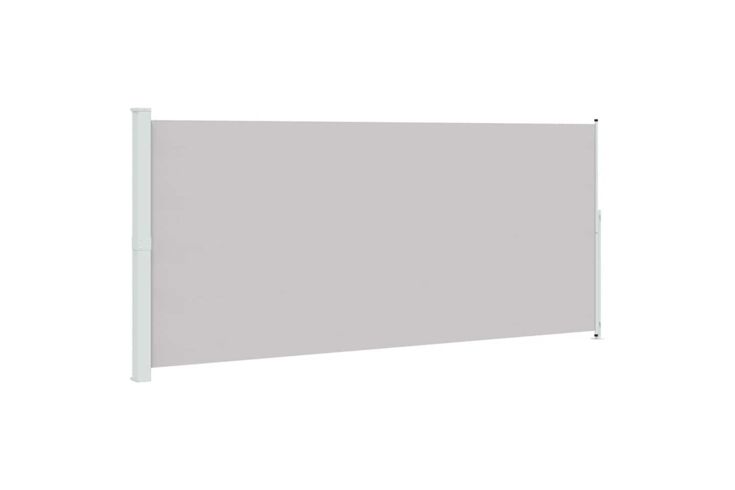 vidaXL Patio Retractable Side Awning 220x500cm Grey