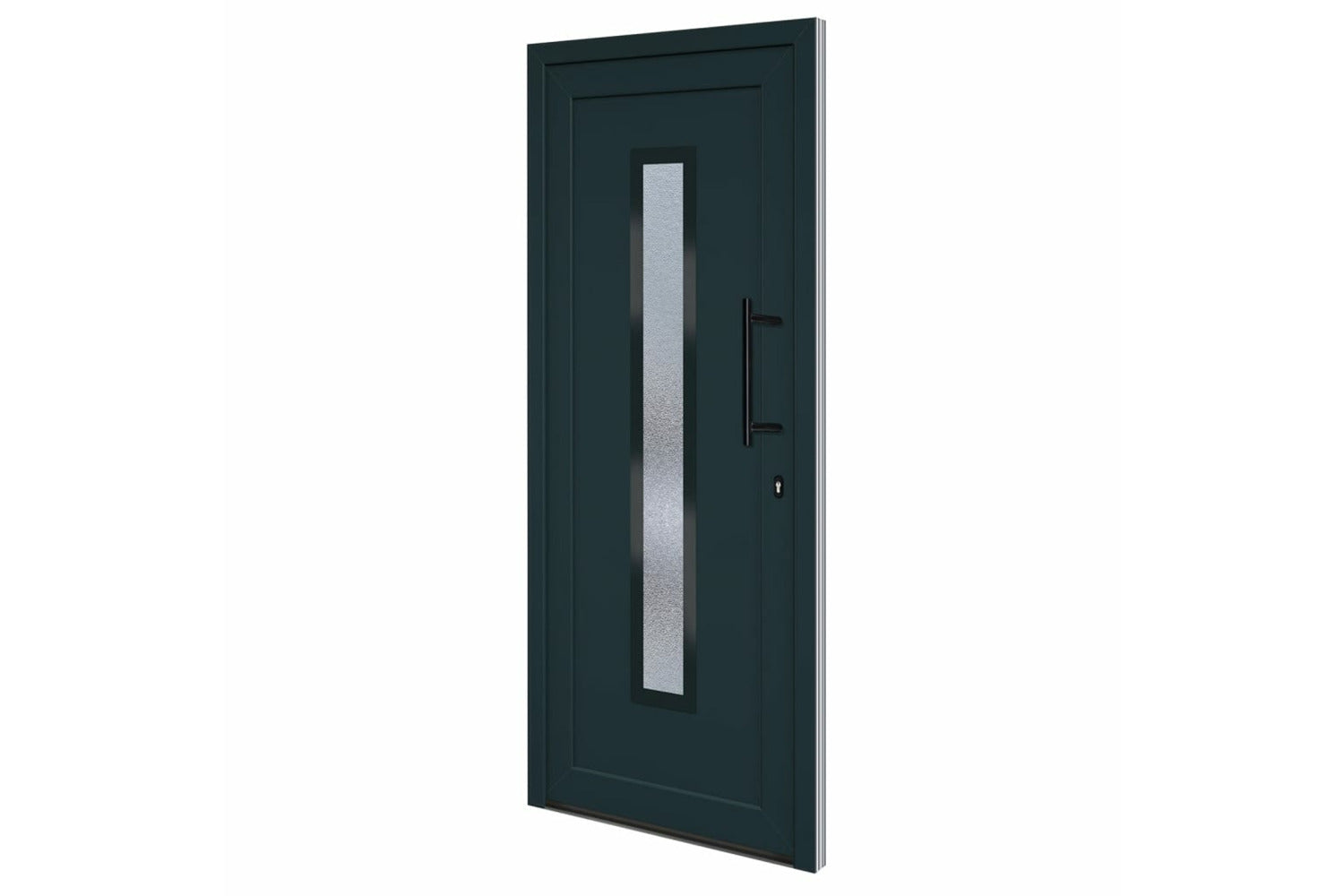 vidaXL 3157089 Front Door Anthracite 88x200cm Pvc-2