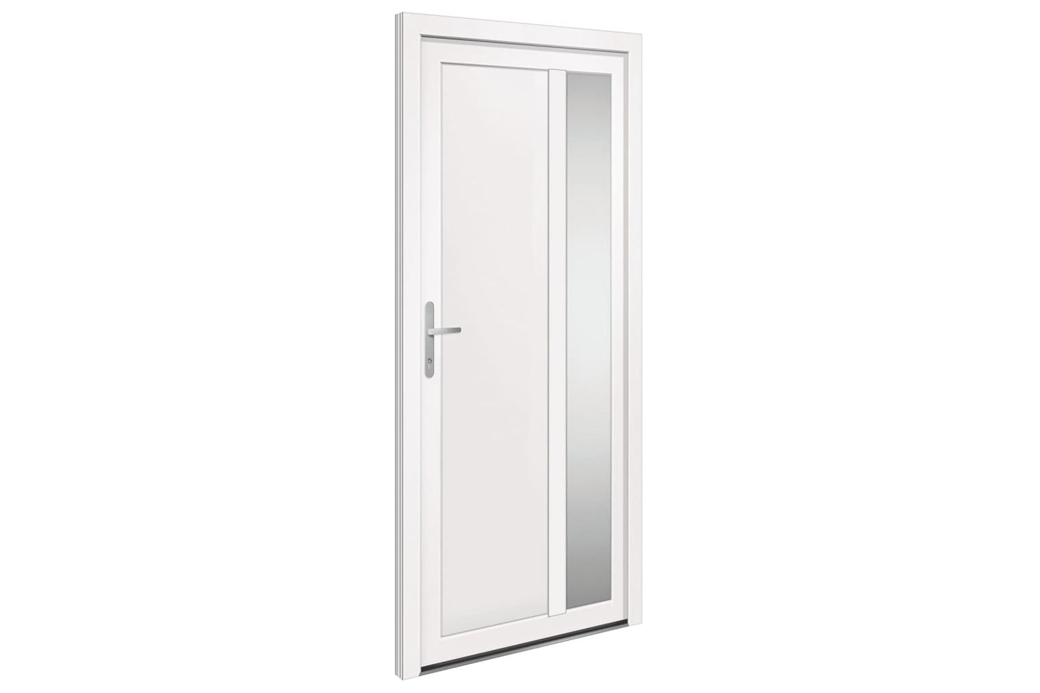 vidaXL 3157095 Front Door White 98x208cm Pvc-2